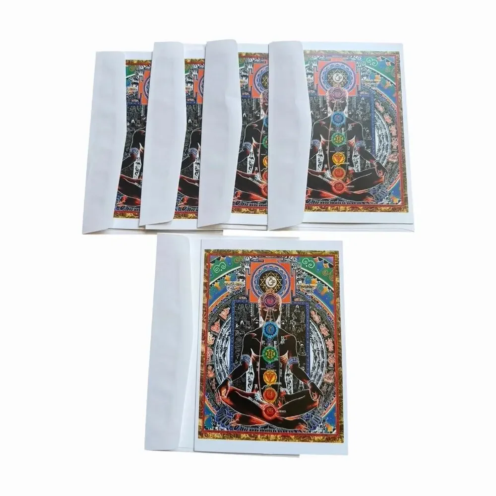 Paul Heussenstamm Chakra Greeting Card Set Blank Art Cards Meditation Spiritual